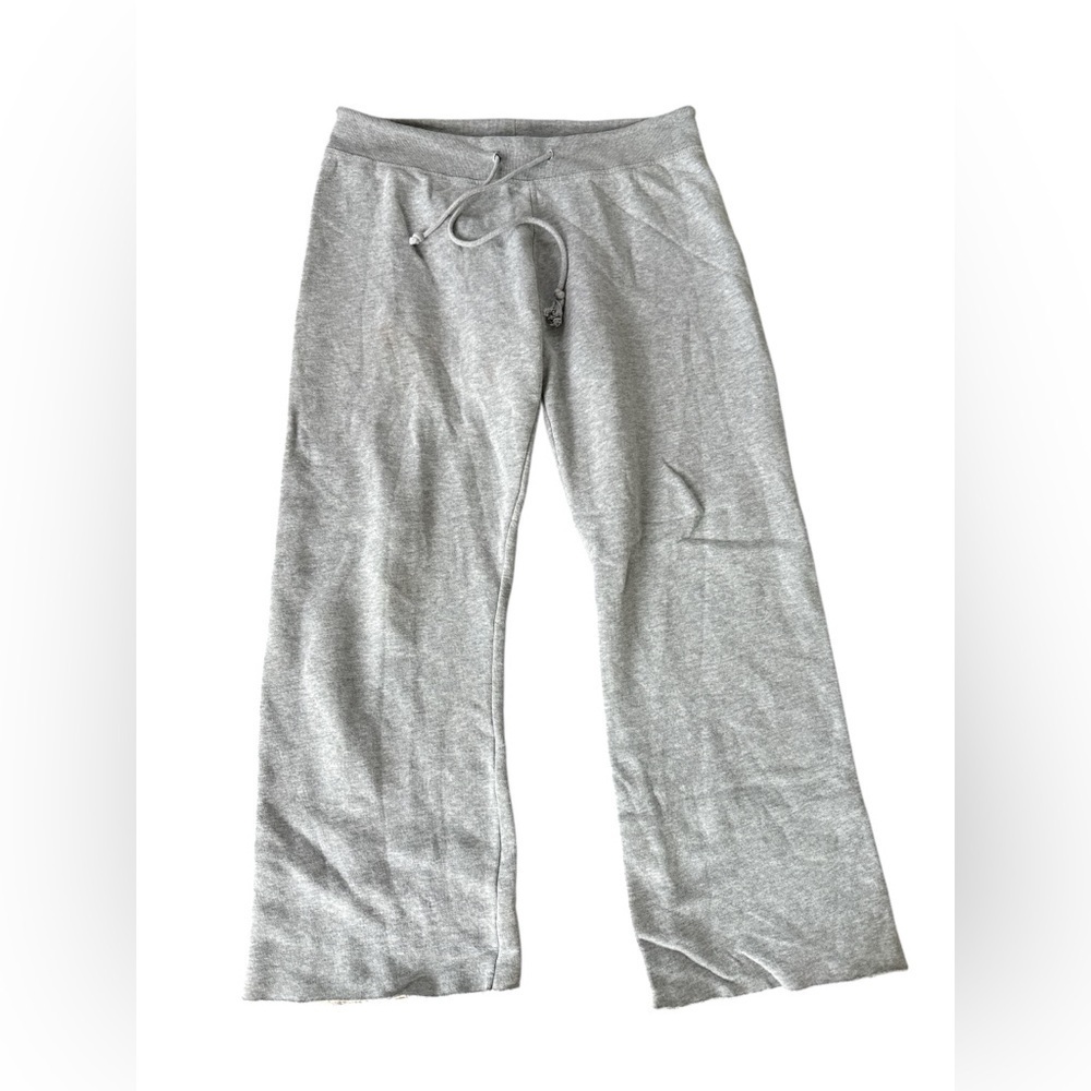 Brandy Melville Light Gray Wide Leg Seat Panta